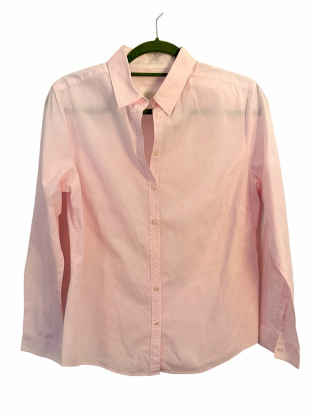 JAKE*S 10 Jake’s Pink Oxford Shirt Elbow Patches